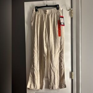 Briggs flax linen wide leg pants